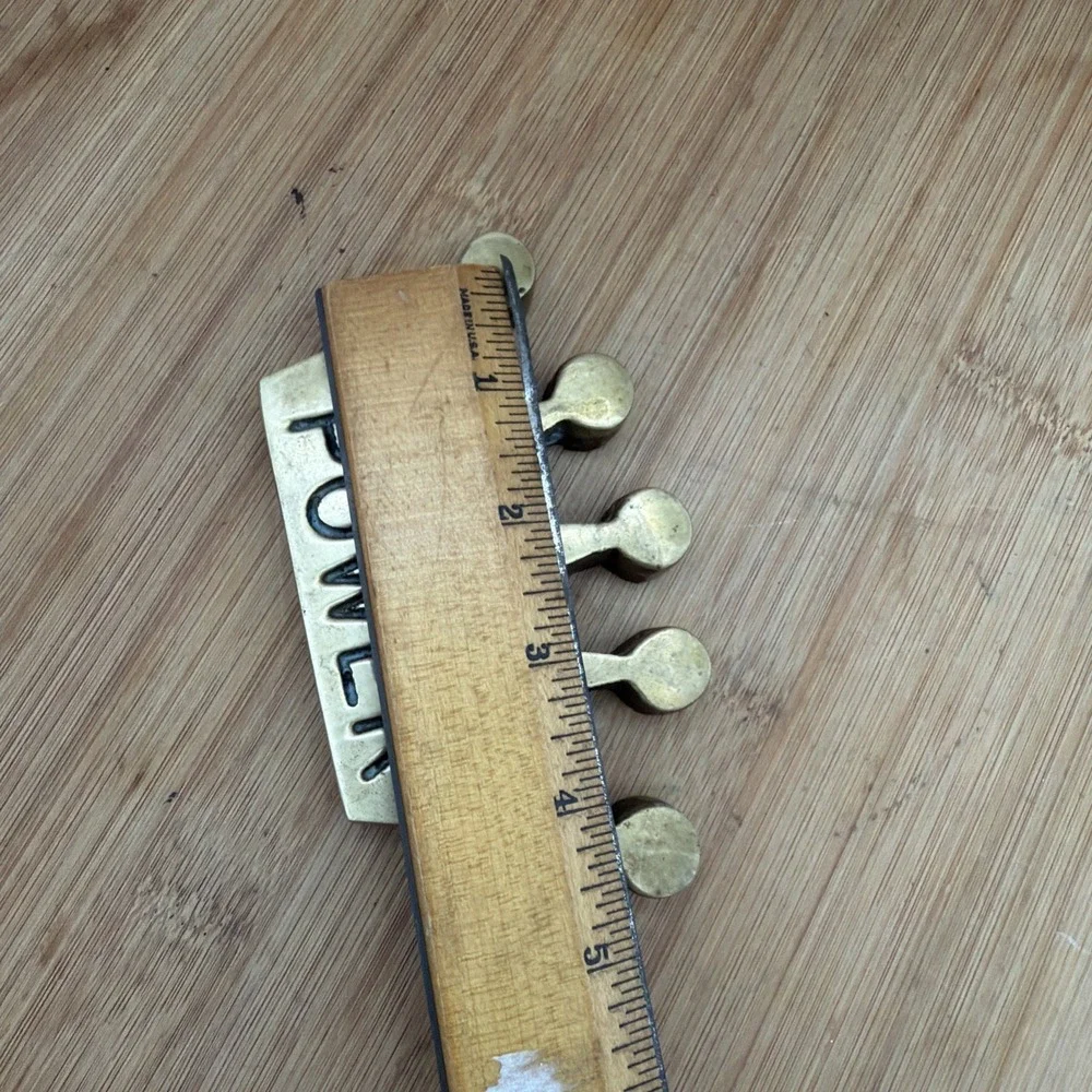 Crown Paper‎ Weight Power Brass Big Boss Vintage Heavy